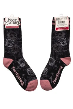 Eternal Roses Crew Socks -Vampirefreaks Sale Store womens rose socks