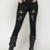 Mob Scene Skinny Jeans -Vampirefreaks Sale Store womens scene skinny pants