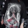 Little Dead Riding Hood T-shirt -Vampirefreaks Sale Store womens wolf shirt