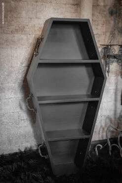 3ft Pallbearer Coffin Shelf -Vampirefreaks Sale Store wooden black coffin shelf