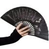 Vampira Coffin Fabric Fan