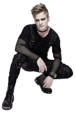 Patient 99 Distressed Punk Pants -Vampirefreaks Sale Store yjtj