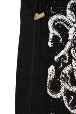 Shoulder Sling Zipper Tote Bag -Vampirefreaks Sale Store zipper