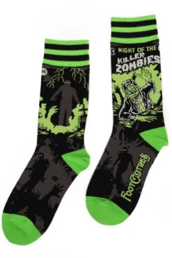 Night Of The Killer Zombies Crew Socks -Vampirefreaks Sale Store zombie socks 53053d20 f3d3 4959 bd26 4ea7c2e4f54a